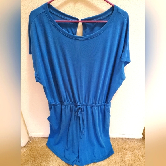 SHEIN Blue Romper - Picture 1 of 11